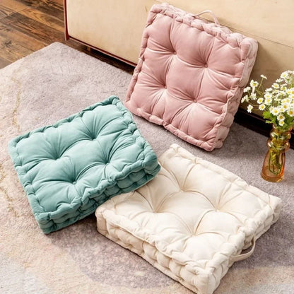 Floor & Chair Cushion Plush Microfiber Posture Support