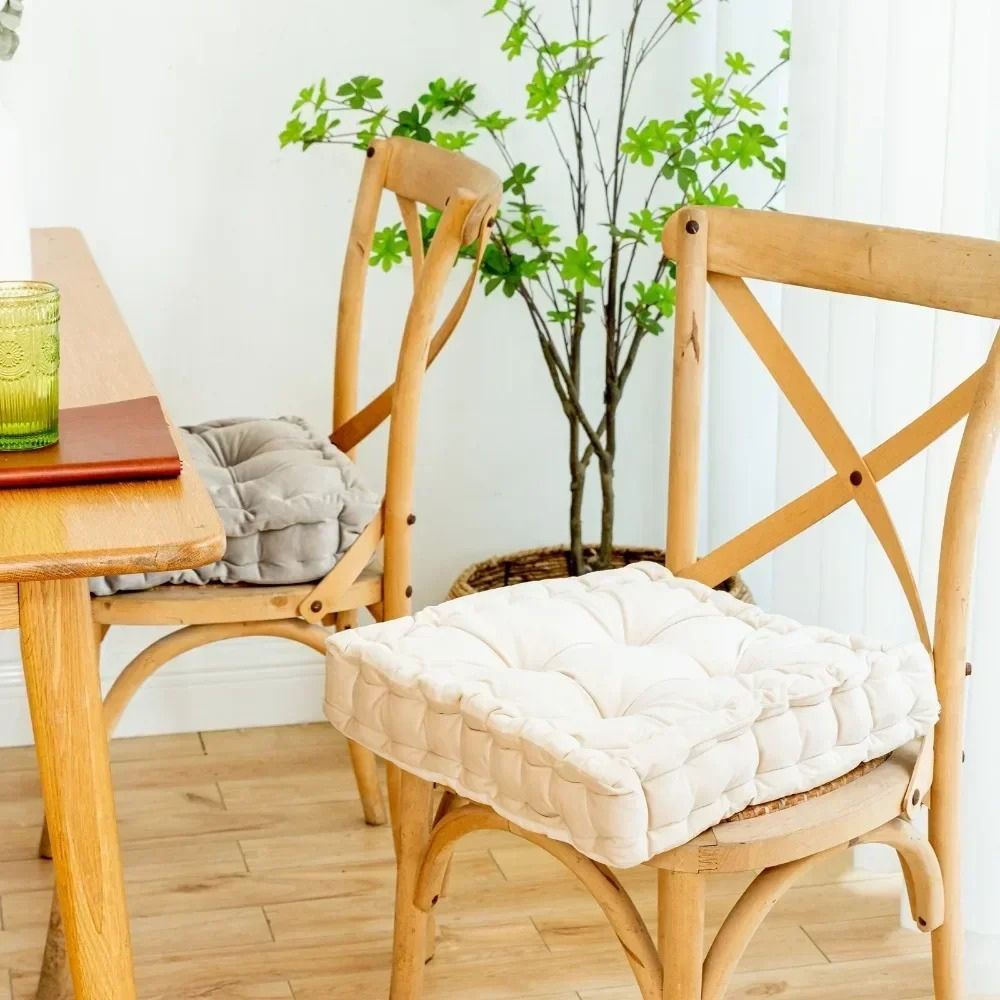 Floor & Chair Cushion Plush Microfiber Posture Support