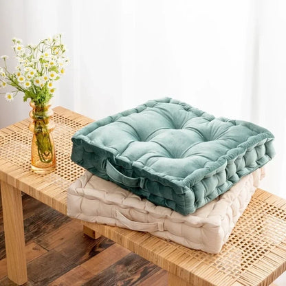 Floor & Chair Cushion Plush Microfiber Posture Support