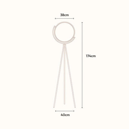 Floor Lamp Dimmable Adjustable Color Temperature Remote Control