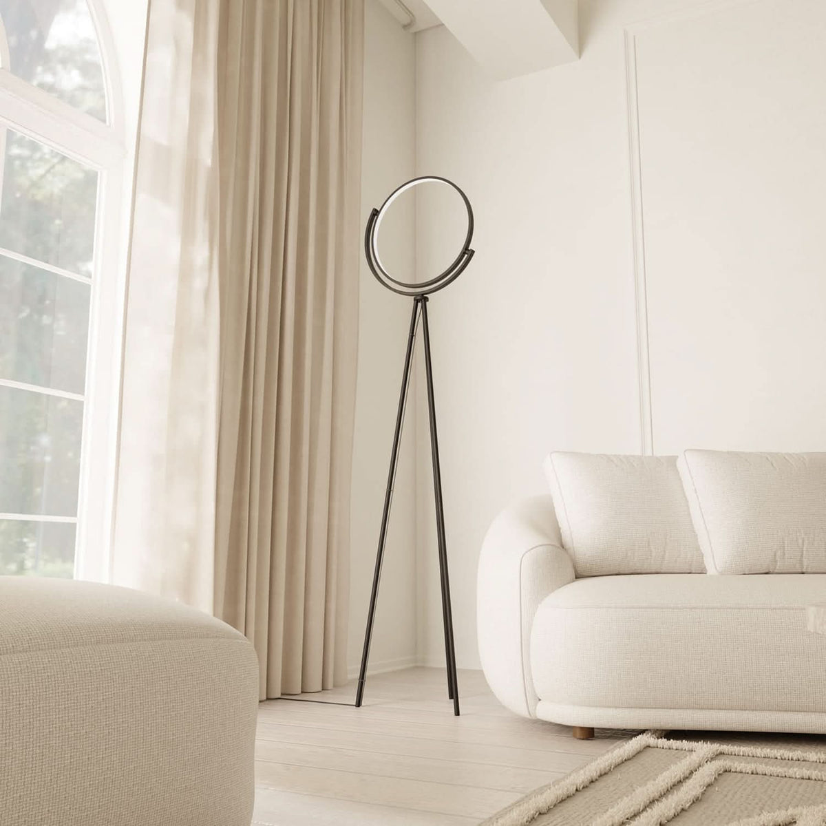 Floor Lamp Dimmable Adjustable Color Temperature Remote Control