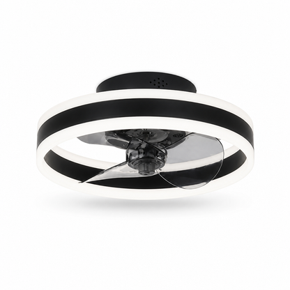 Flush Mount Ceiling Fan Dimmable LED Energy-Efficient