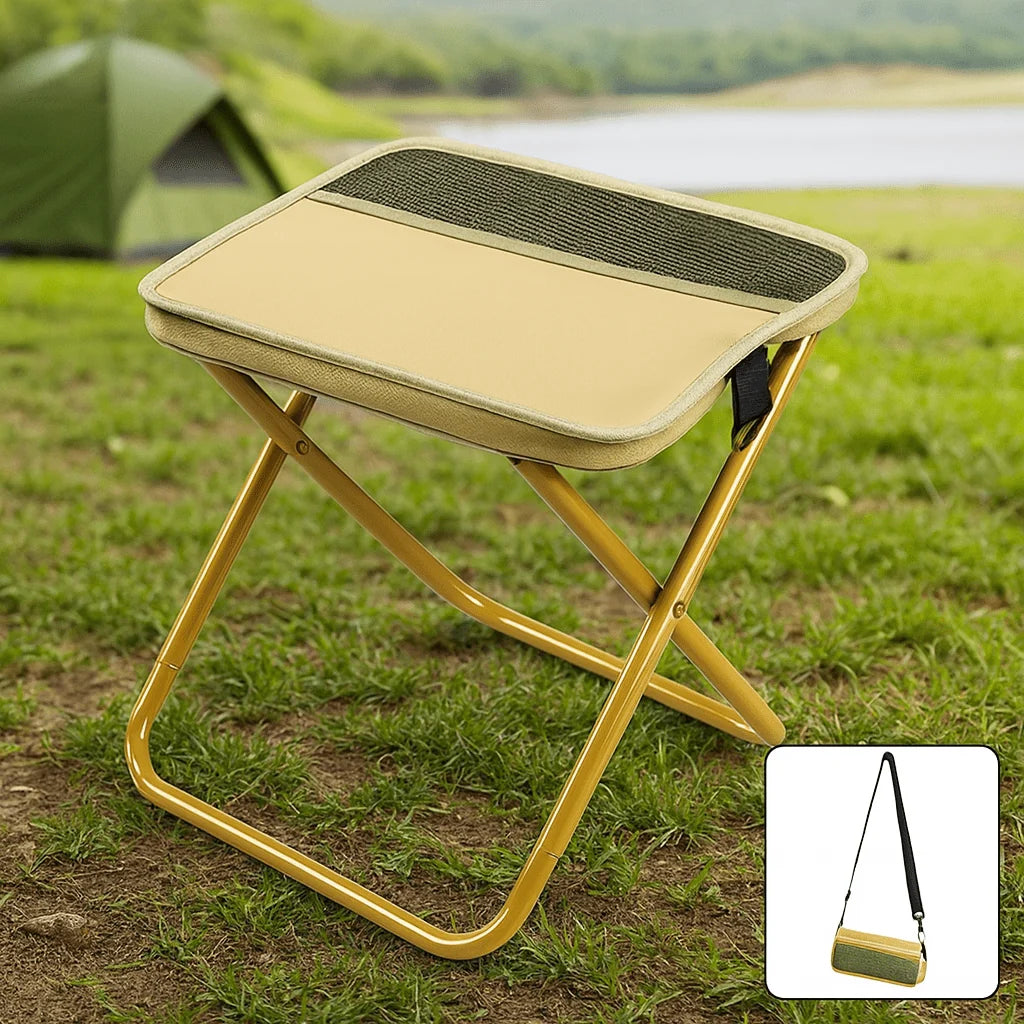 Folding Chair Backpack Waterproof Seat Lightweight 2-In-1