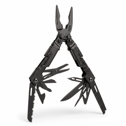 Folding Multi-Tool Needle-Nose Pliers & Wire Cutter 18 Tools