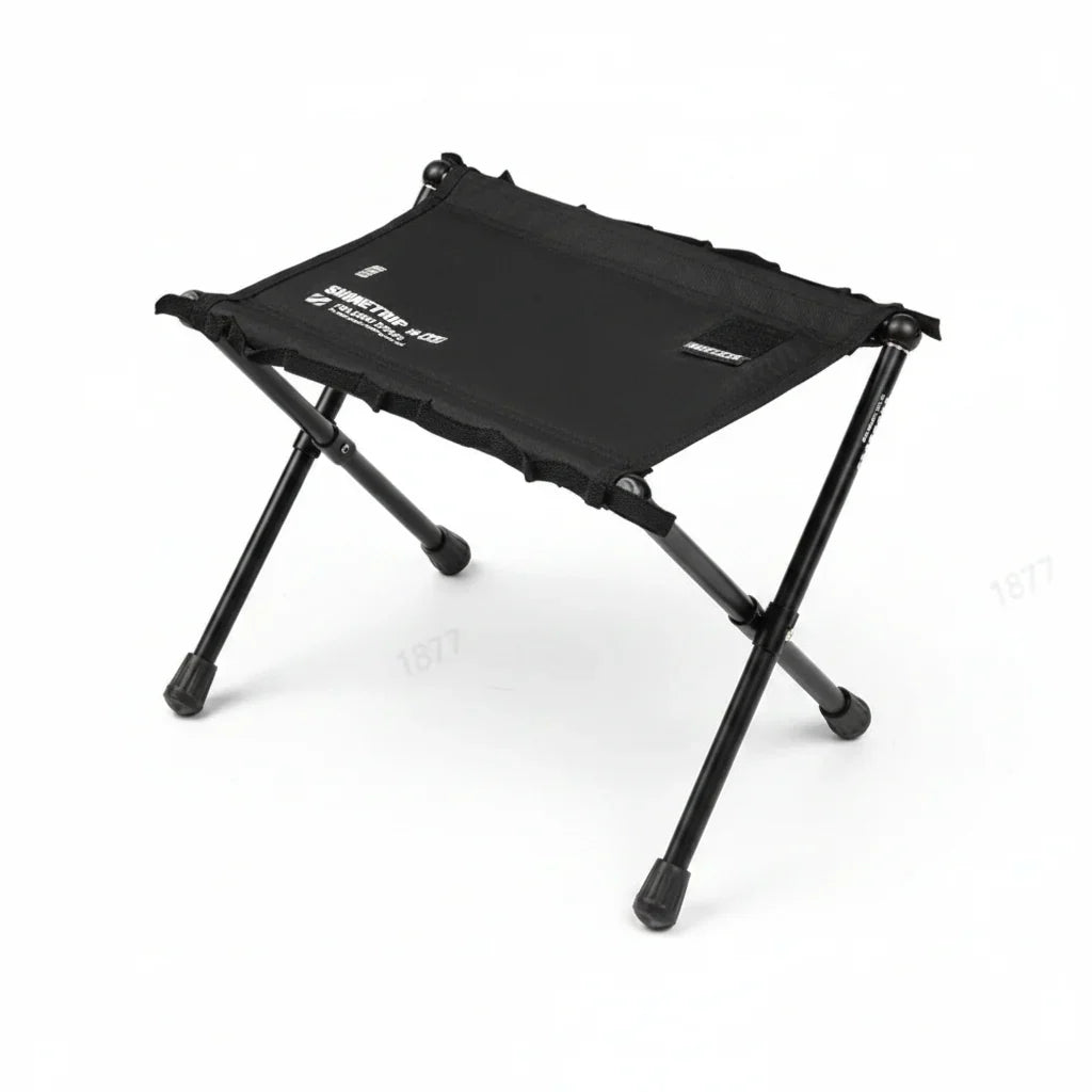 Folding Stool Lightweight Aluminum Frame 220 lb Capacity