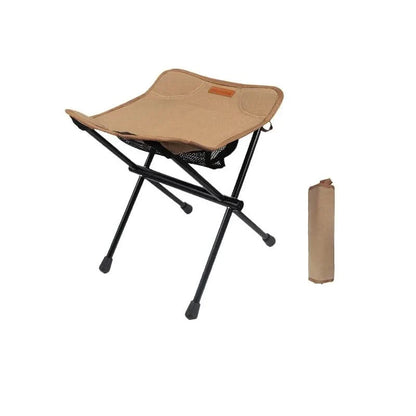 Folding Stool Lightweight Aluminum Frame 220 lb Capacity