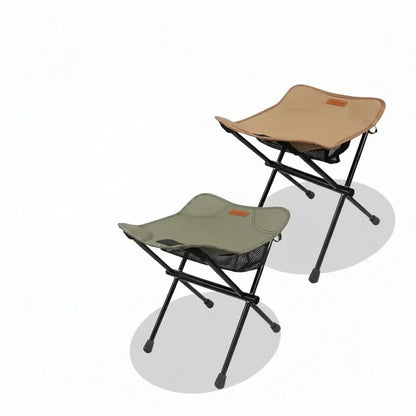 Folding Stool Lightweight Aluminum Frame 220 lb Capacity