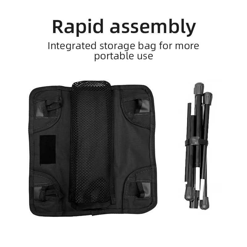 Folding Stool Lightweight Aluminum Frame 220 lb Capacity