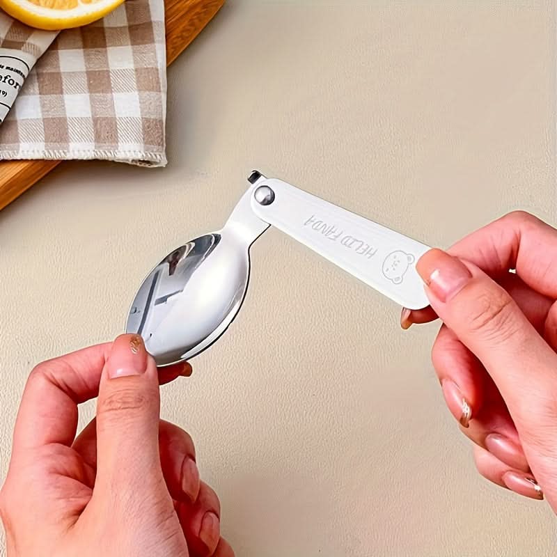 Fork & Spoon Set Foldable 304 Stainless Steel