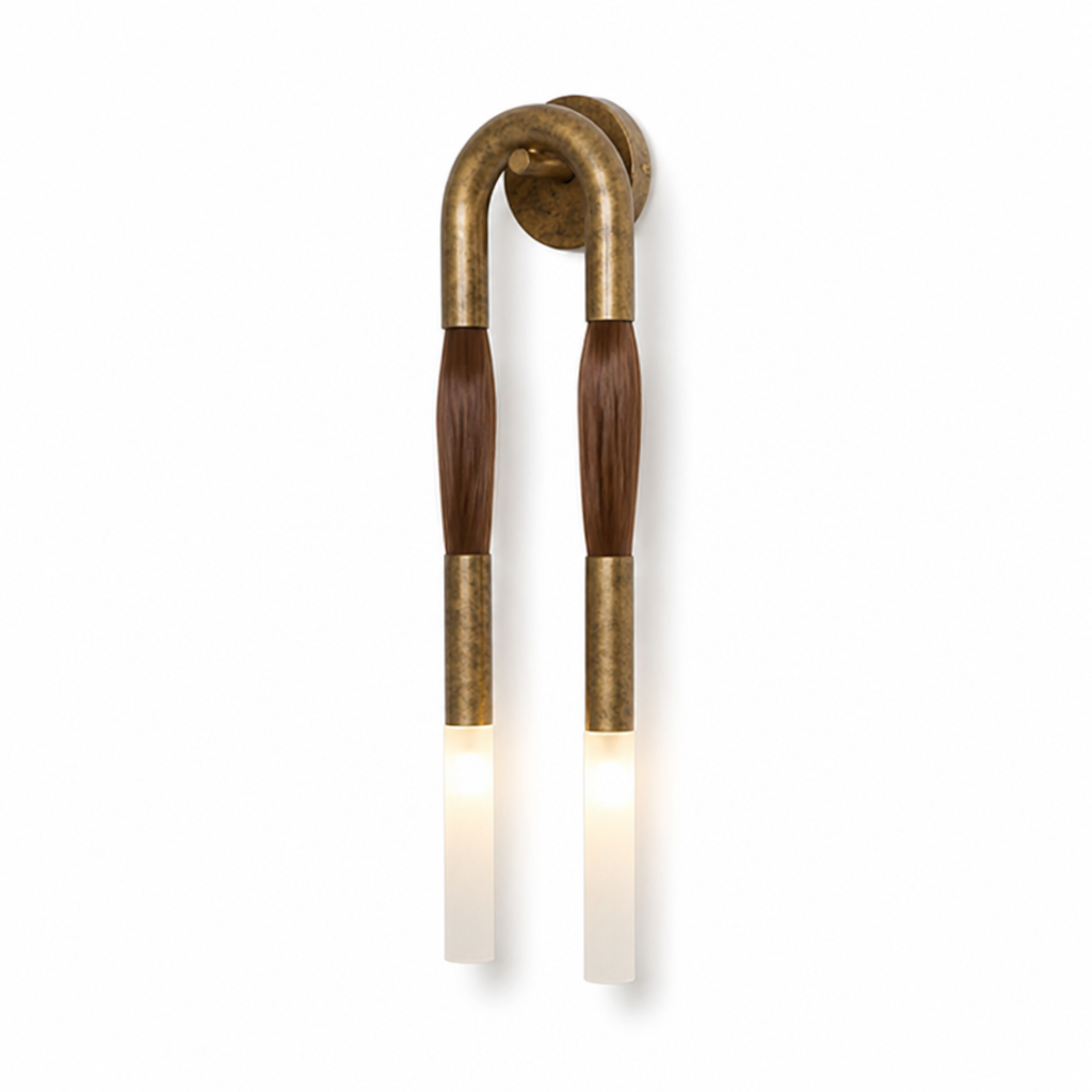Fringed Acrylic Diffuser Wall Sconce