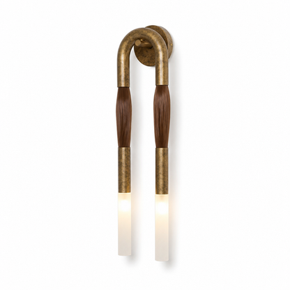 Fringed Acrylic Diffuser Wall Sconce