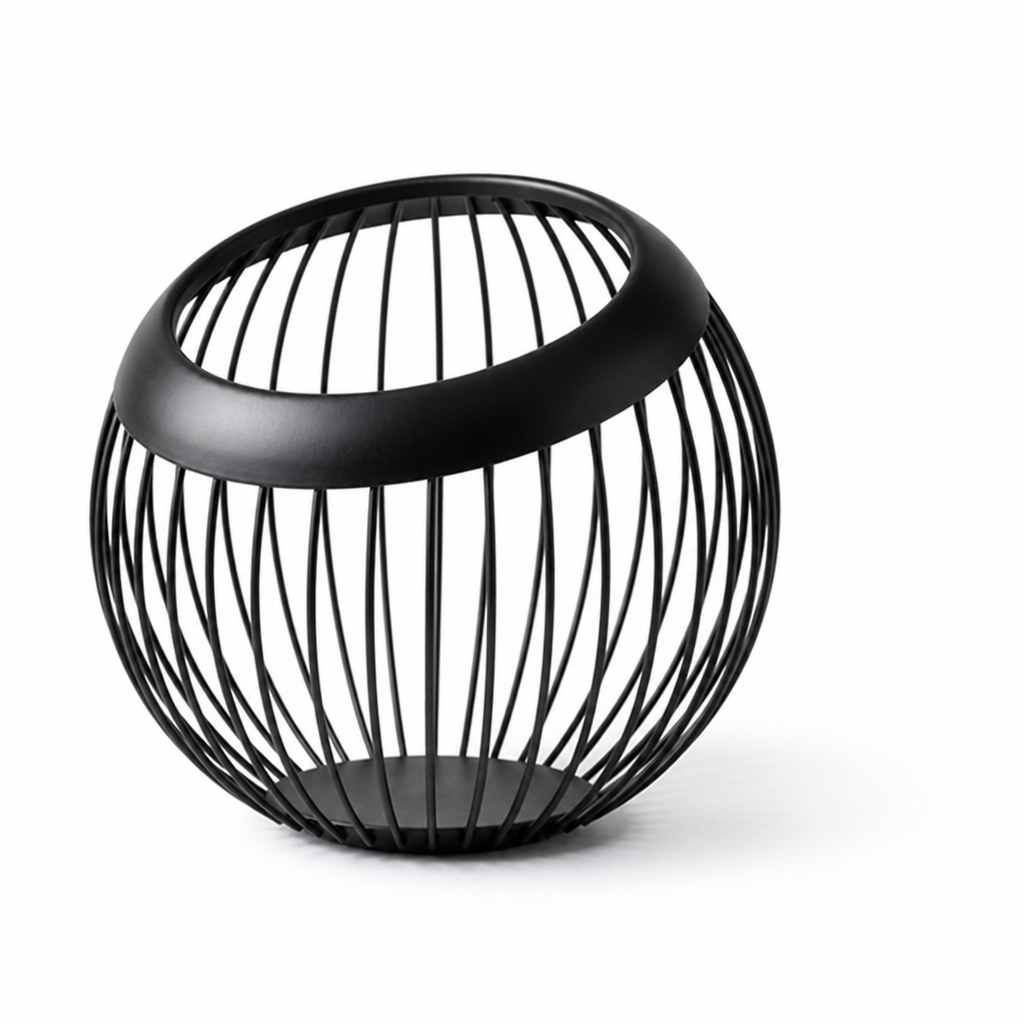 Fruit Bowl Open Wire Matte Finish