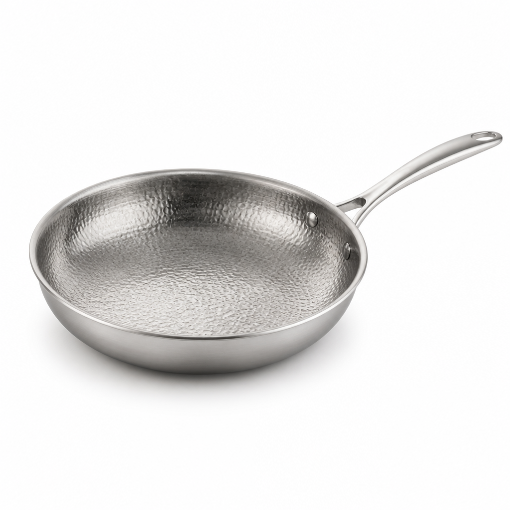 Frying Pan Hammered Titanium-Reinforced Induction & Oven Safe