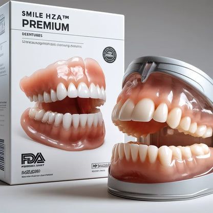 Full Denture Set Moldable Custom Fit Upper And Lower