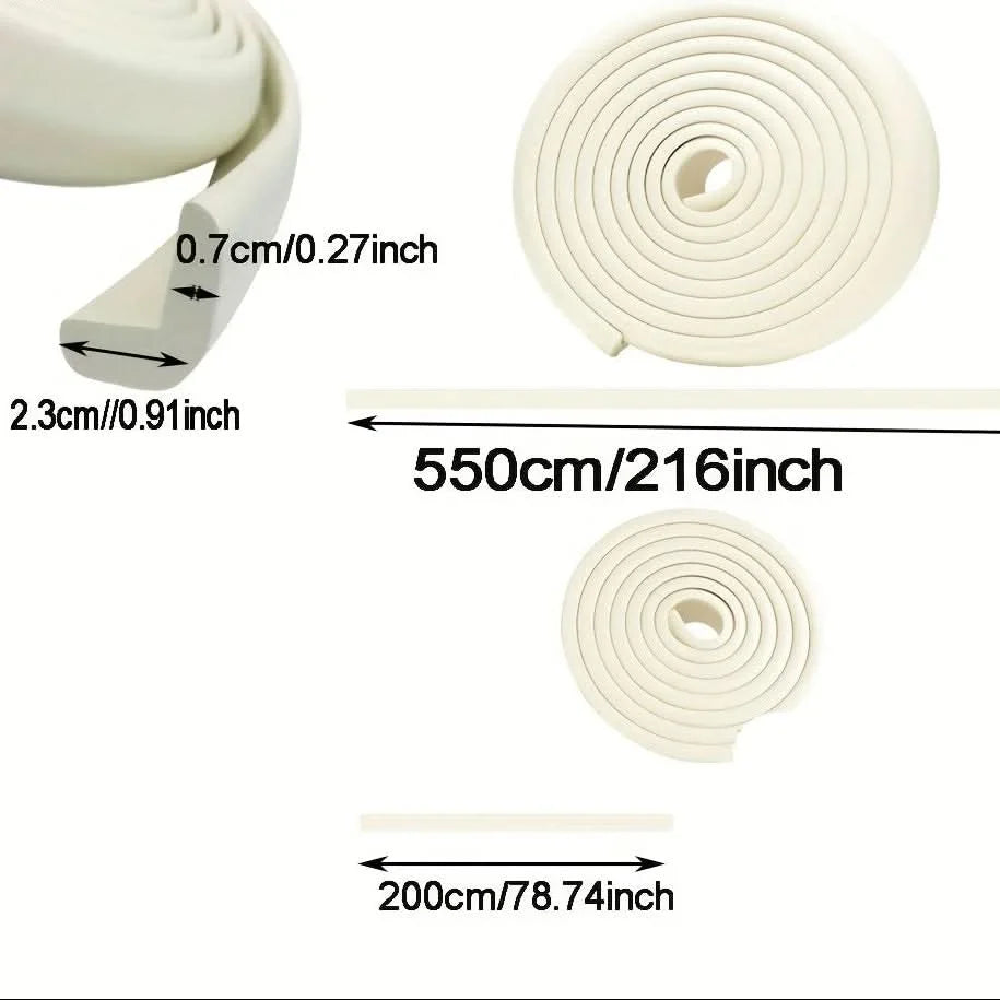 Furniture Corner Protector Soft NBR Foam Self-Adhesive