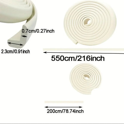 Furniture Corner Protector Soft NBR Foam Self-Adhesive