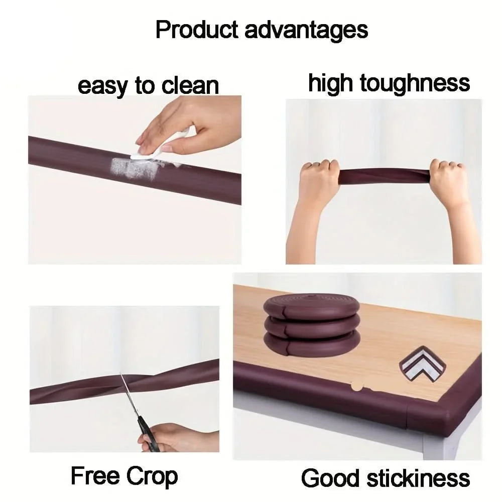 Furniture Corner Protector Soft NBR Foam Self-Adhesive