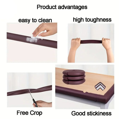 Furniture Corner Protector Soft NBR Foam Self-Adhesive
