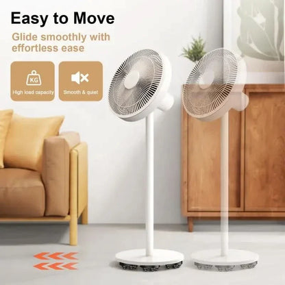 Furniture Feet Swivel Wheels Floor Protection Set of 4