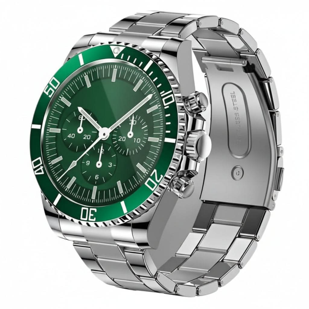 GPS Smartwatch Titanium Case Water-Resistant 21-Day Battery