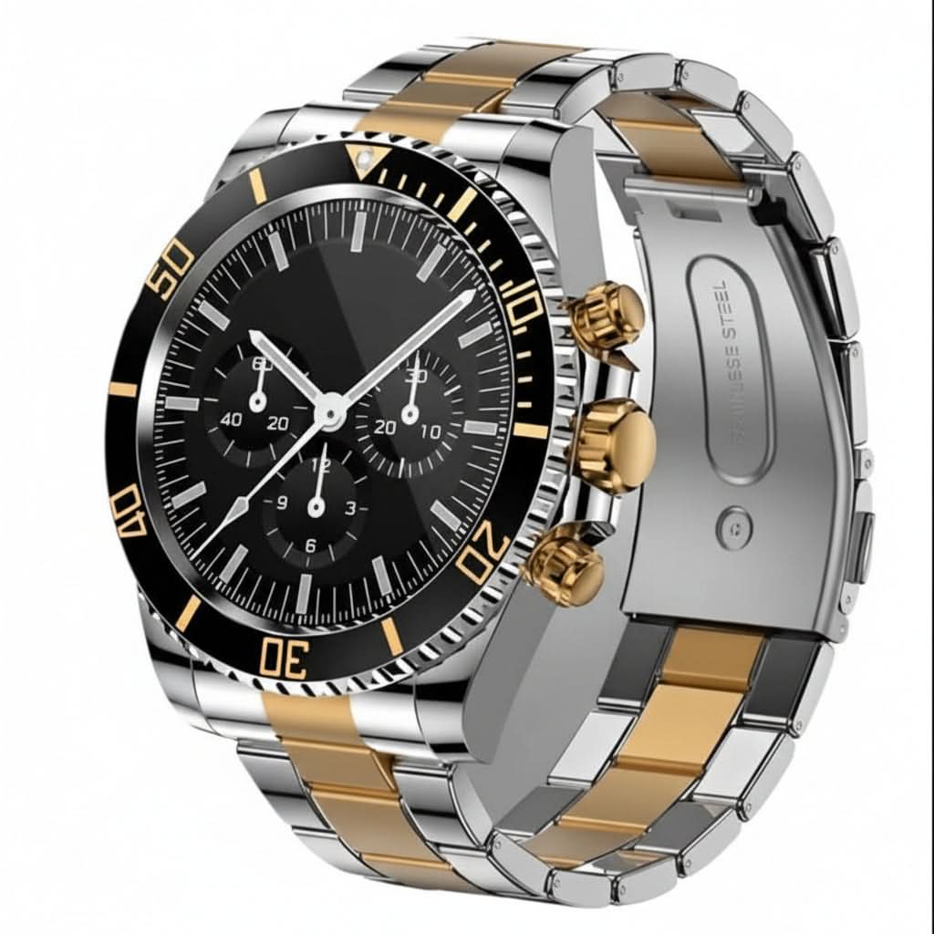 GPS Smartwatch Titanium Case Water-Resistant 21-Day Battery