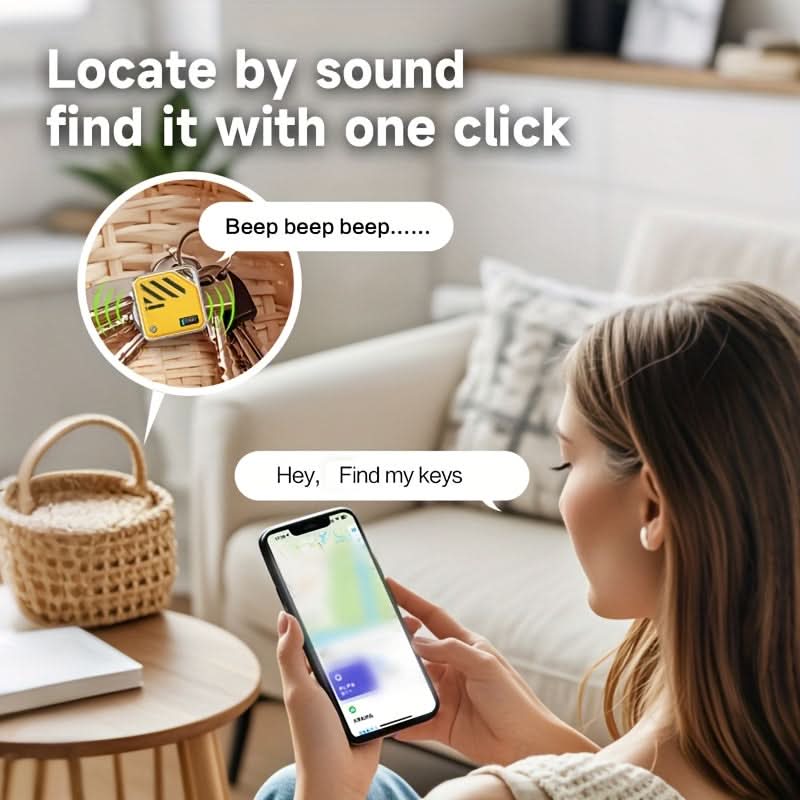 GPS Tracker Find My Compatible Real Time Battery Powered