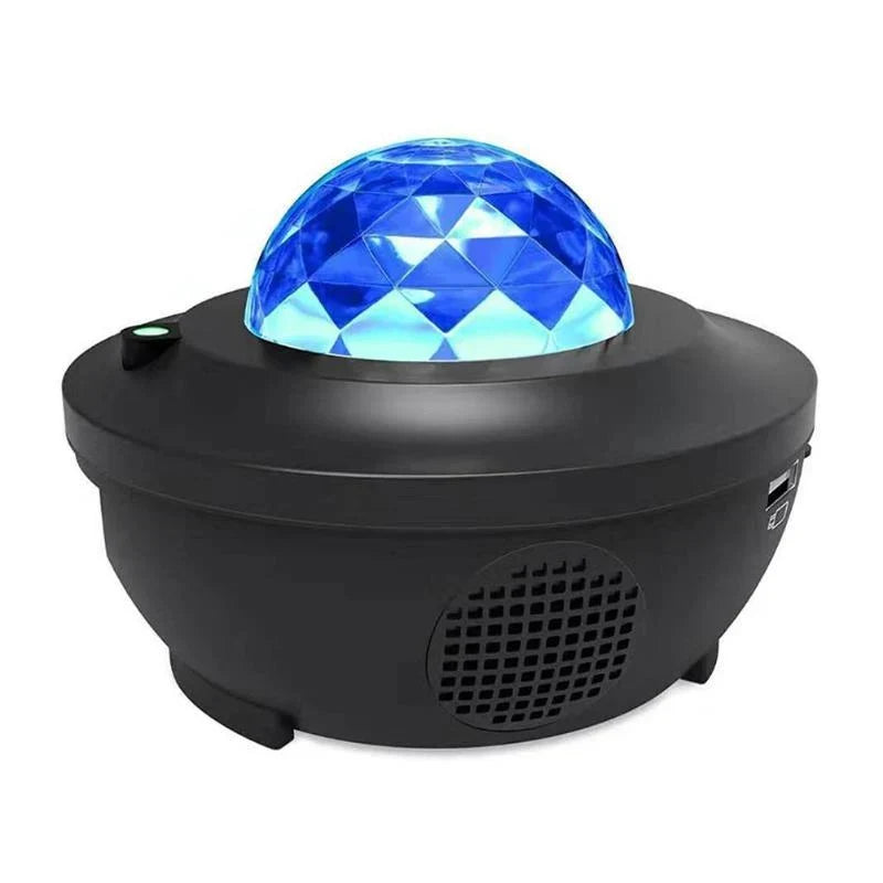 Galaxy Projector Dual-Lens Ocean Wave & Starry Sky Bluetooth Speaker