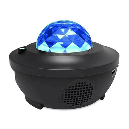 Galaxy Projector Dual-Lens Ocean Wave & Starry Sky Bluetooth Speaker
