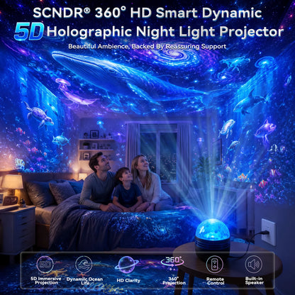 Galaxy Projector Light 360° Flexible Gooseneck USB Powered