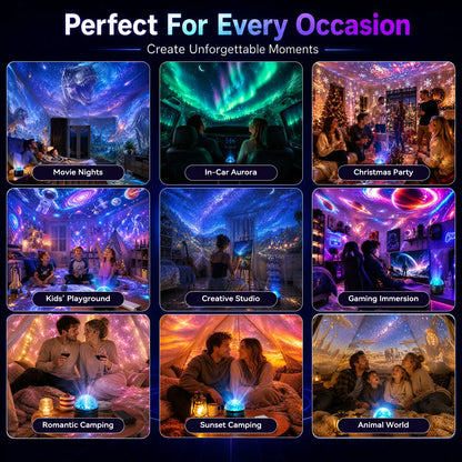 Galaxy Projector Light 360° Flexible Gooseneck USB Powered