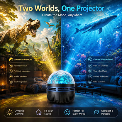 Galaxy Projector Light 360° Flexible Gooseneck USB Powered