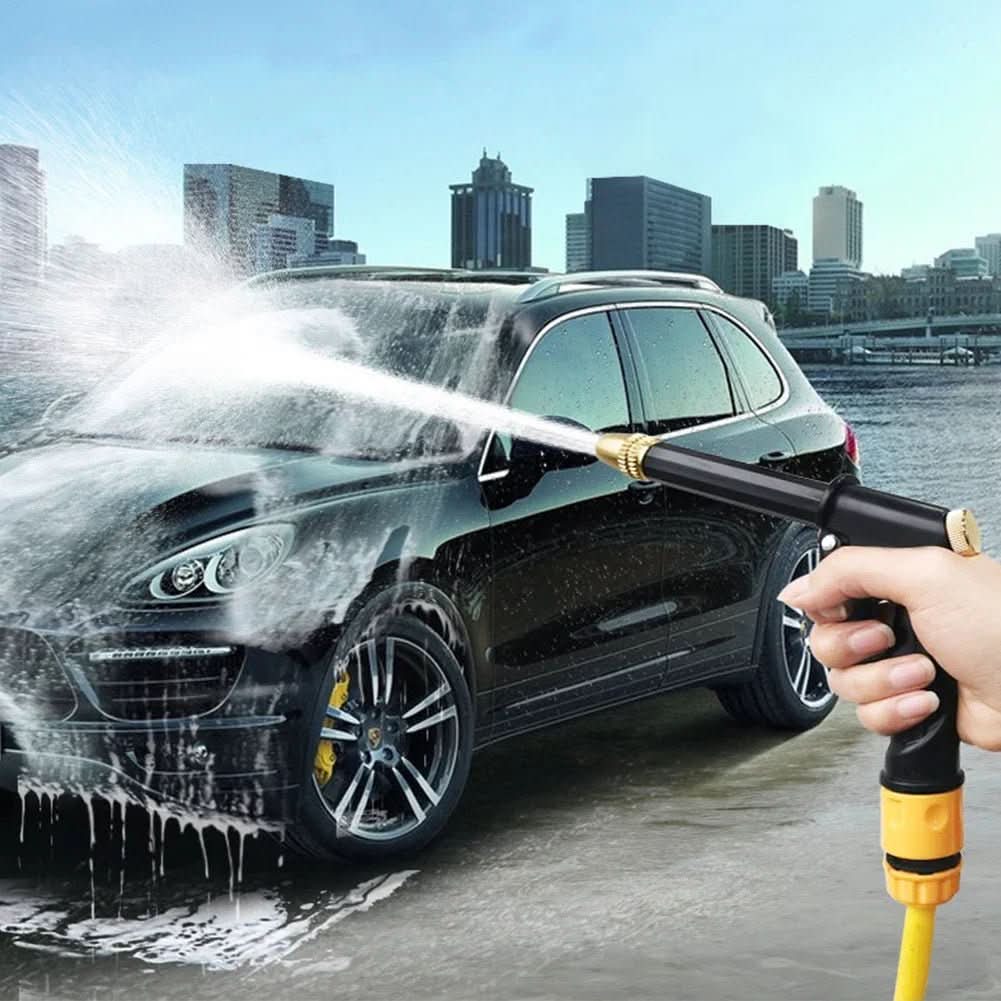 Garden Hose Nozzle High-Pressure Multi-Pattern Stainless Steel