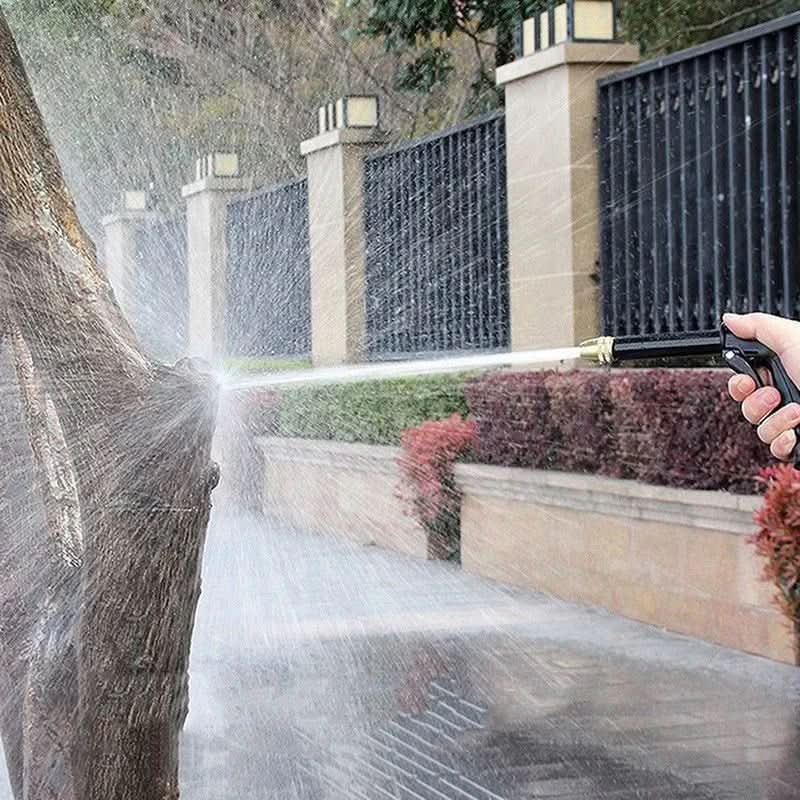 Garden Hose Nozzle High-Pressure Multi-Pattern Stainless Steel