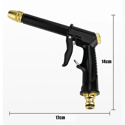 Garden Hose Nozzle High-Pressure Multi-Pattern Stainless Steel
