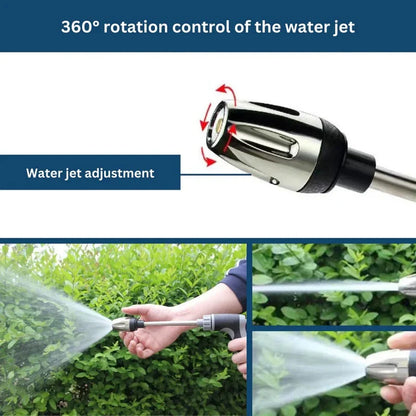 Garden Hose Pressure Washer Attachment Rotating Dual Nozzle