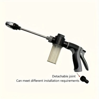 Garden Hose Spray Gun High-Pressure Foam Cannon 1L Tank