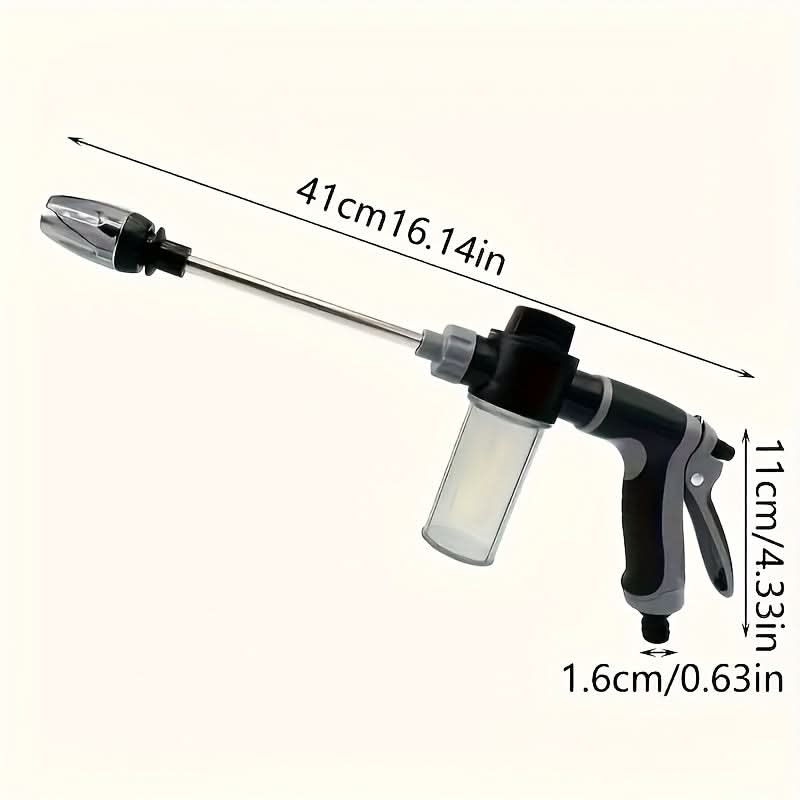 Garden Hose Spray Gun High-Pressure Foam Cannon 1L Tank