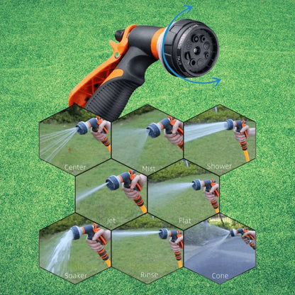 Garden Hose Sprayer 8 Adjustable Spray Modes High-Pressure