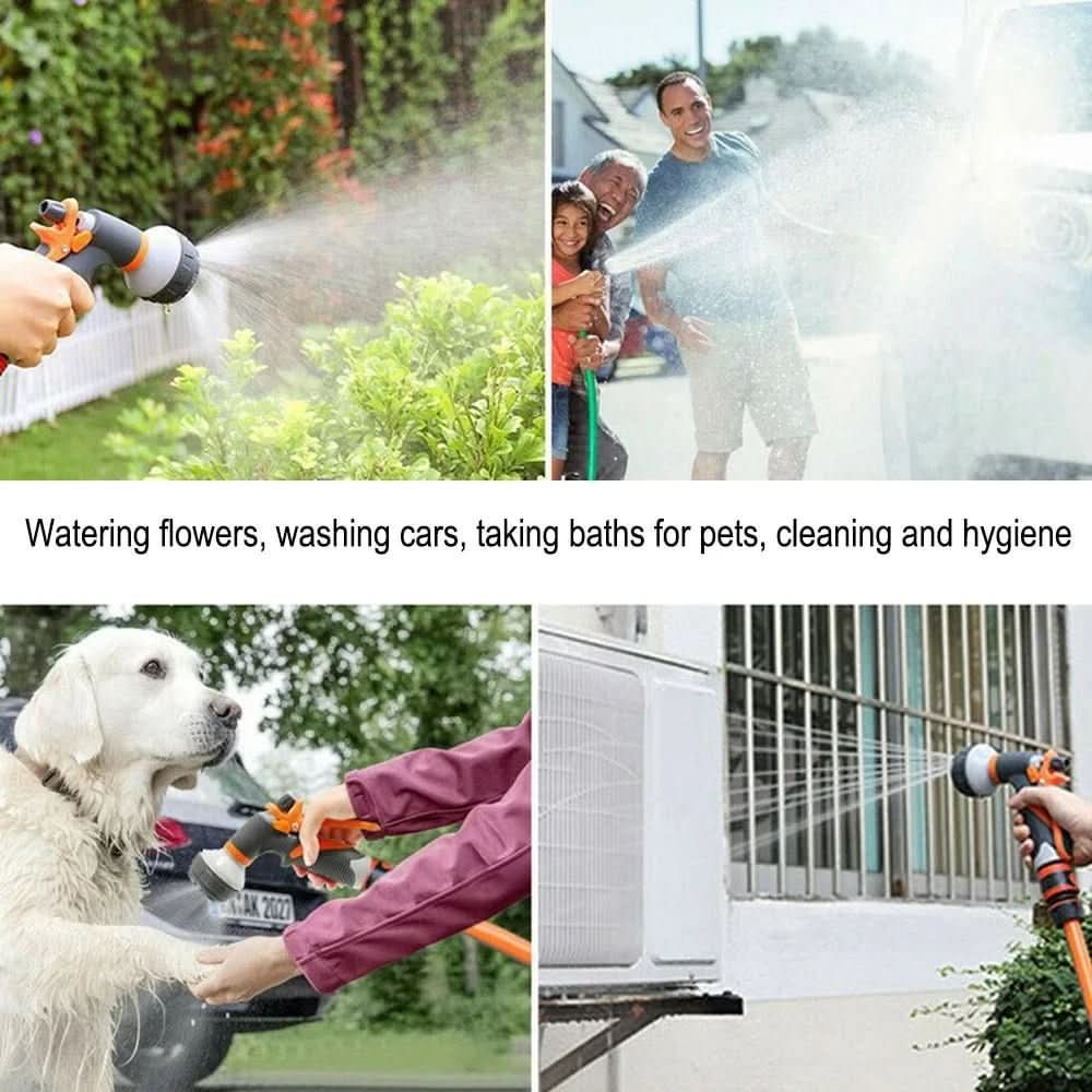 Garden Hose Sprayer 8 Adjustable Spray Modes High-Pressure