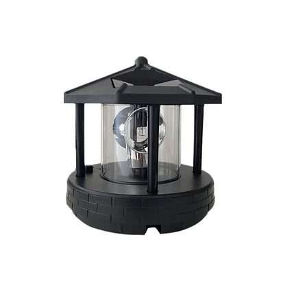Garden Light Solar-Powered Rotating Beacon Automatic Dusk Lighting