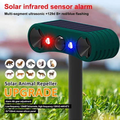Garden Pest Repellent Motion-Activated Ultrasonic Weather-Resistant