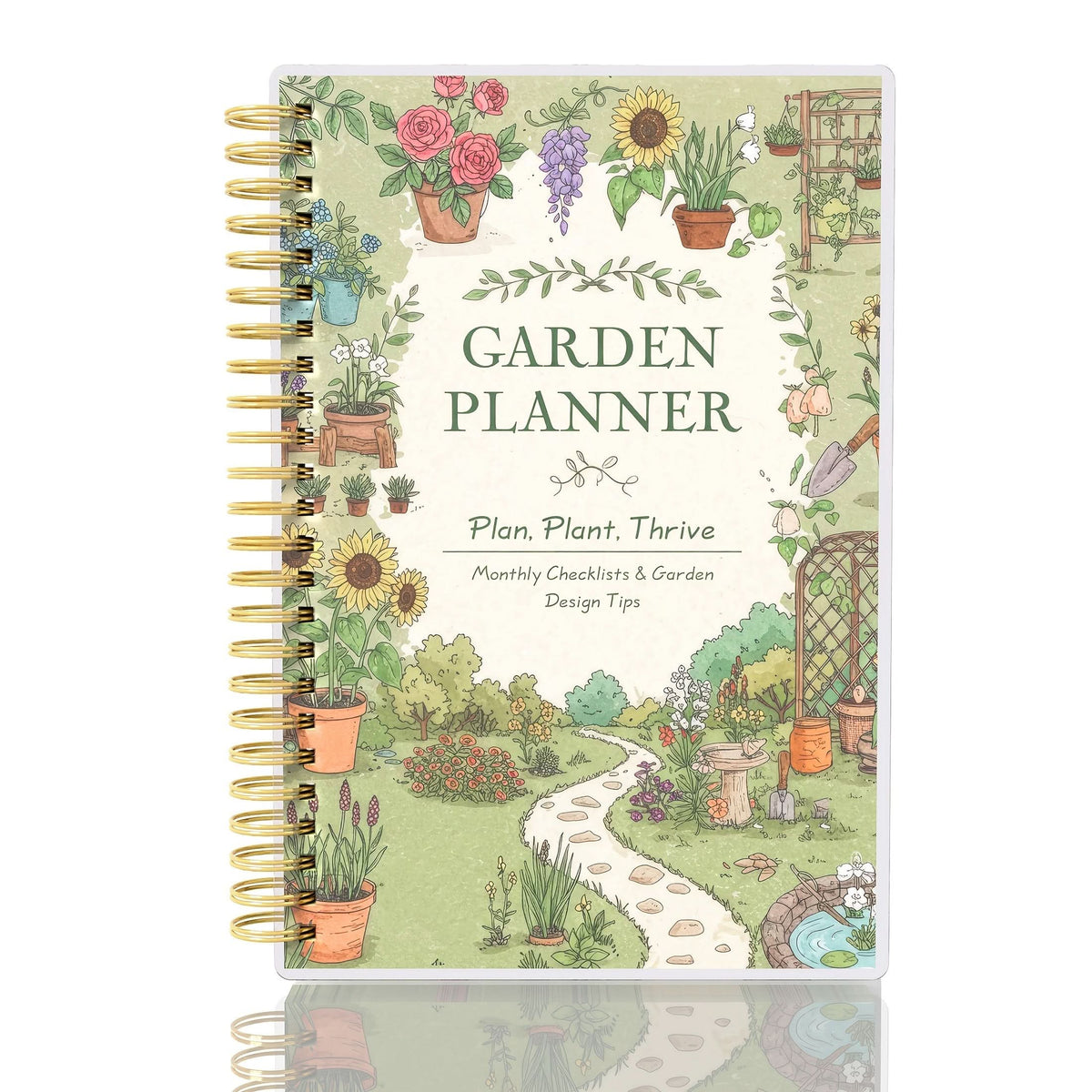 Garden Planner A5 Undated Plant Care Tracker