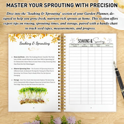 Garden Planner A5 Undated Plant Care Tracker