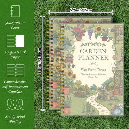 Garden Planner A5 Undated Plant Care Tracker