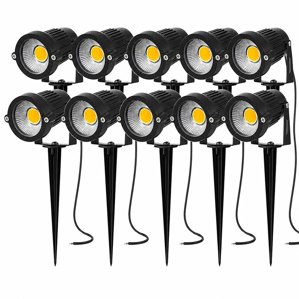 Garden Spotlights LED Adjustable IP65 10-Pack