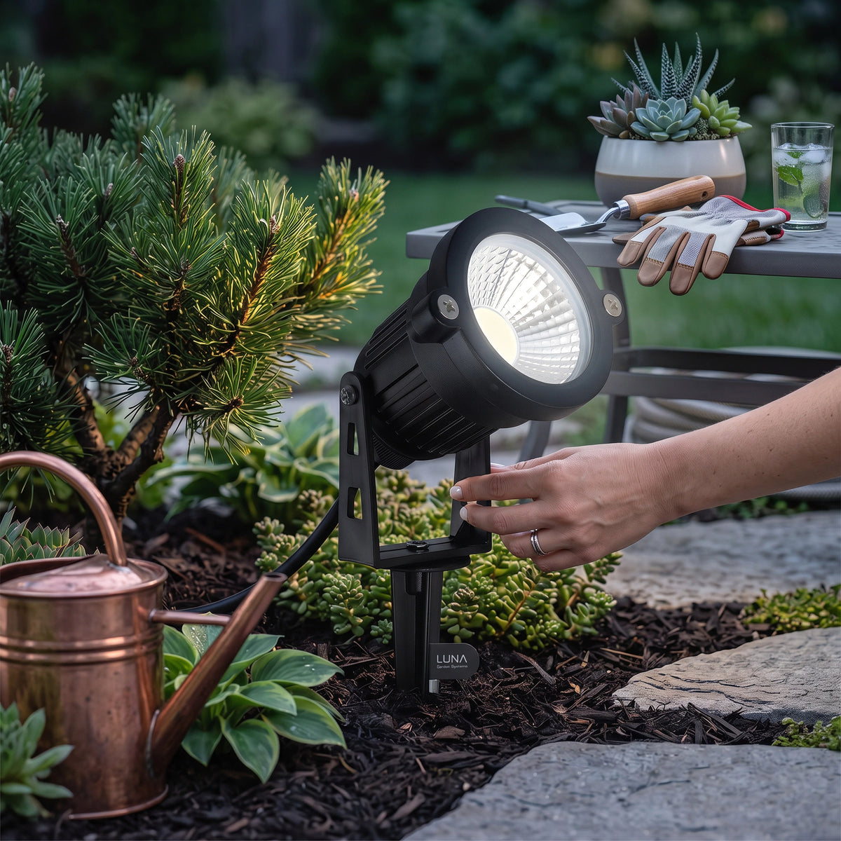 Garden Spotlights LED Adjustable IP65 10-Pack