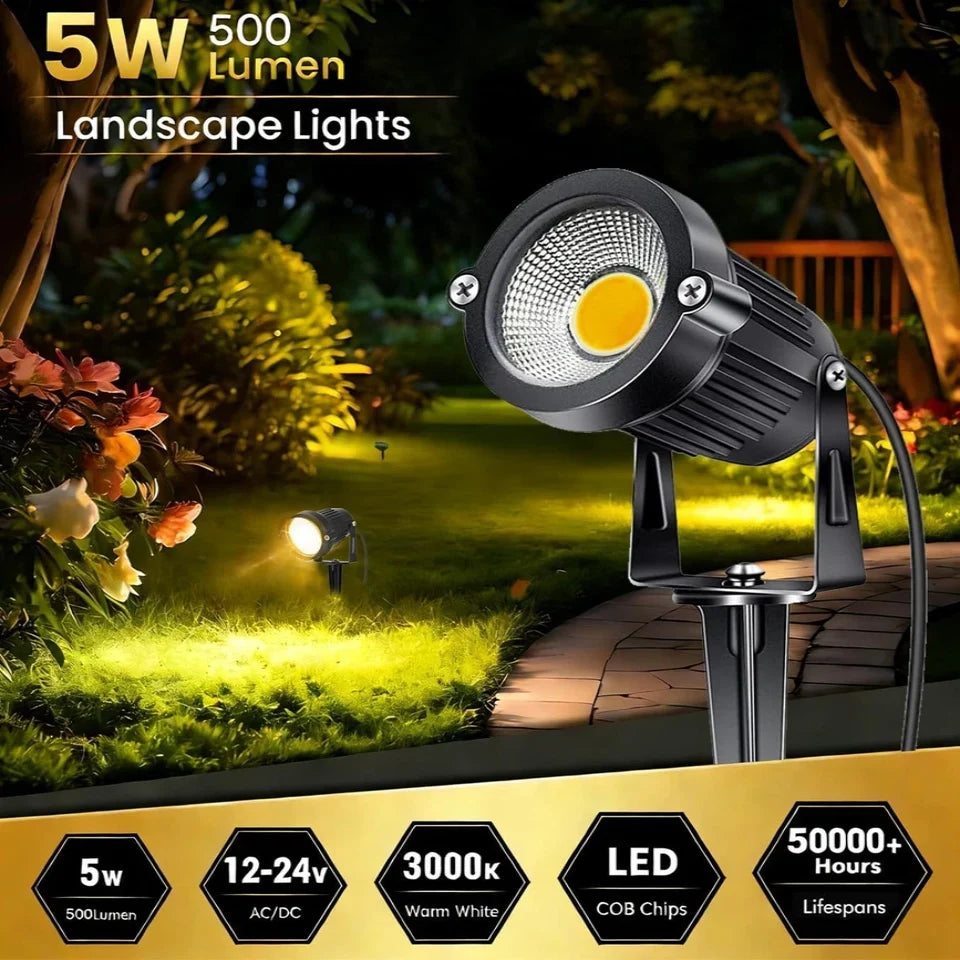 Garden Spotlights LED Adjustable IP65 10-Pack