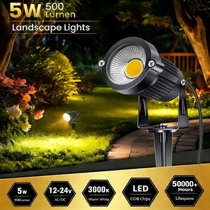 Garden Spotlights LED Adjustable IP65 10-Pack