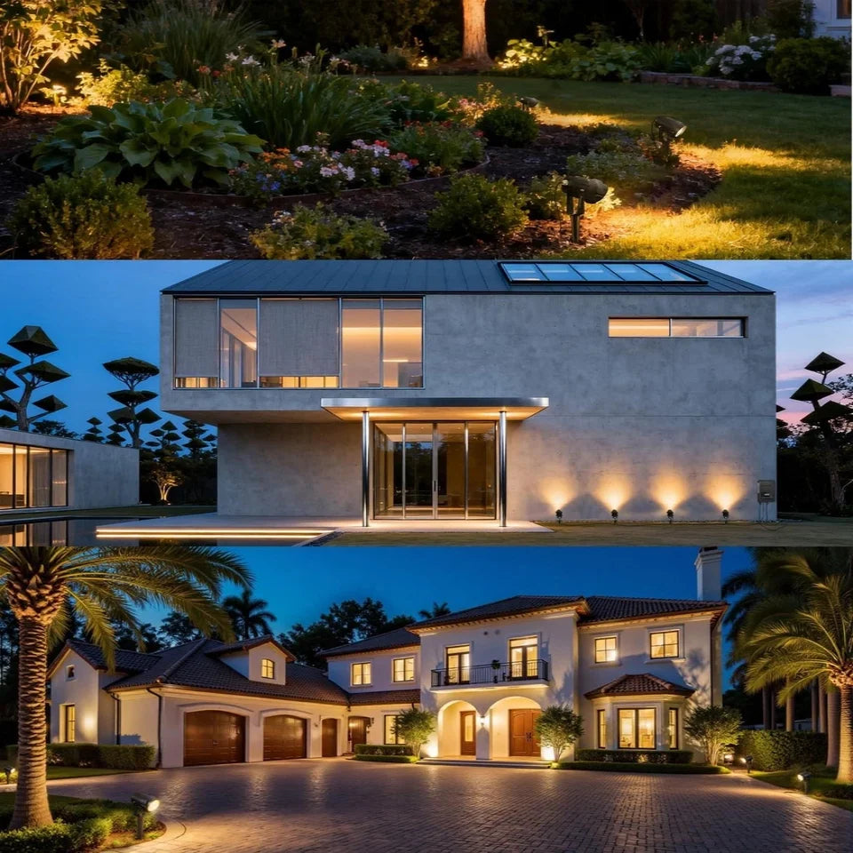 Garden Spotlights LED Adjustable IP65 10-Pack
