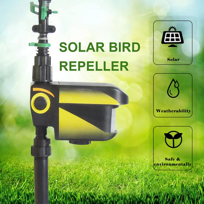 Garden Sprinkler Solar-Powered Motion-Activated 300-Degree Rotation